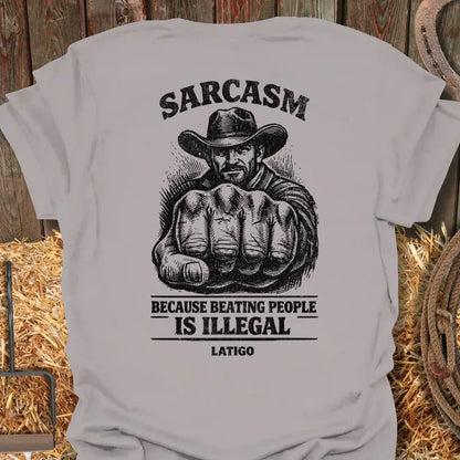 Printify T-Shirt Ice Grey / S Sarcasm Tee