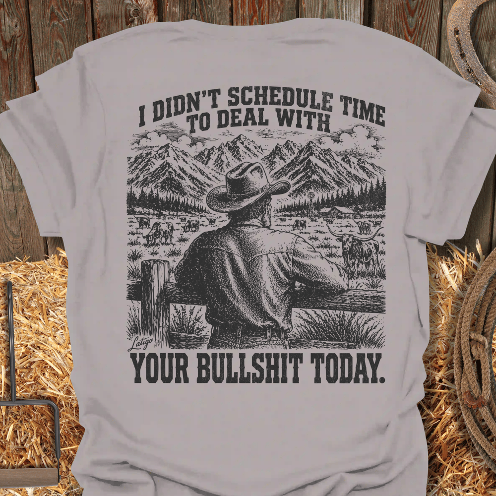 Printify T-Shirt Ice Grey / S Schedule Tee