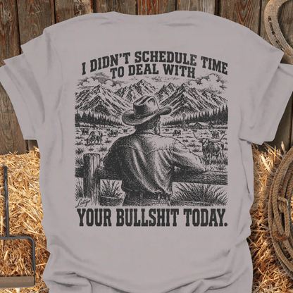 Printify T-Shirt Ice Grey / S Schedule Tee