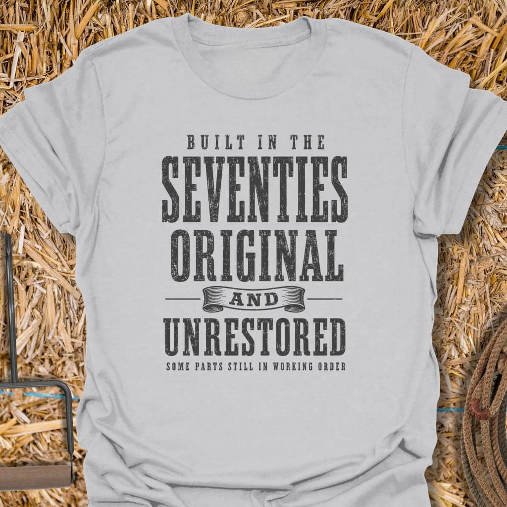 Printify T-Shirt Ice Grey / S Seventies Tee