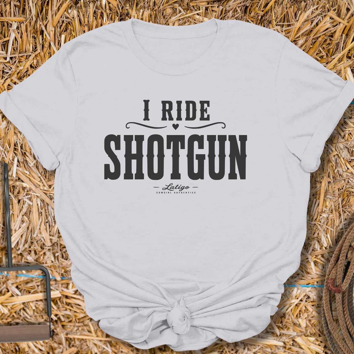 Printify T-Shirt Ice Grey / S Shotgun Tee