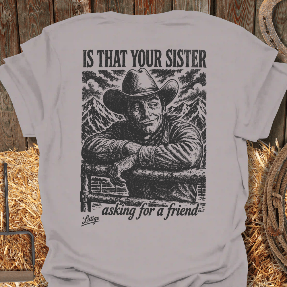 Printify T-Shirt Ice Grey / S Sister Tee
