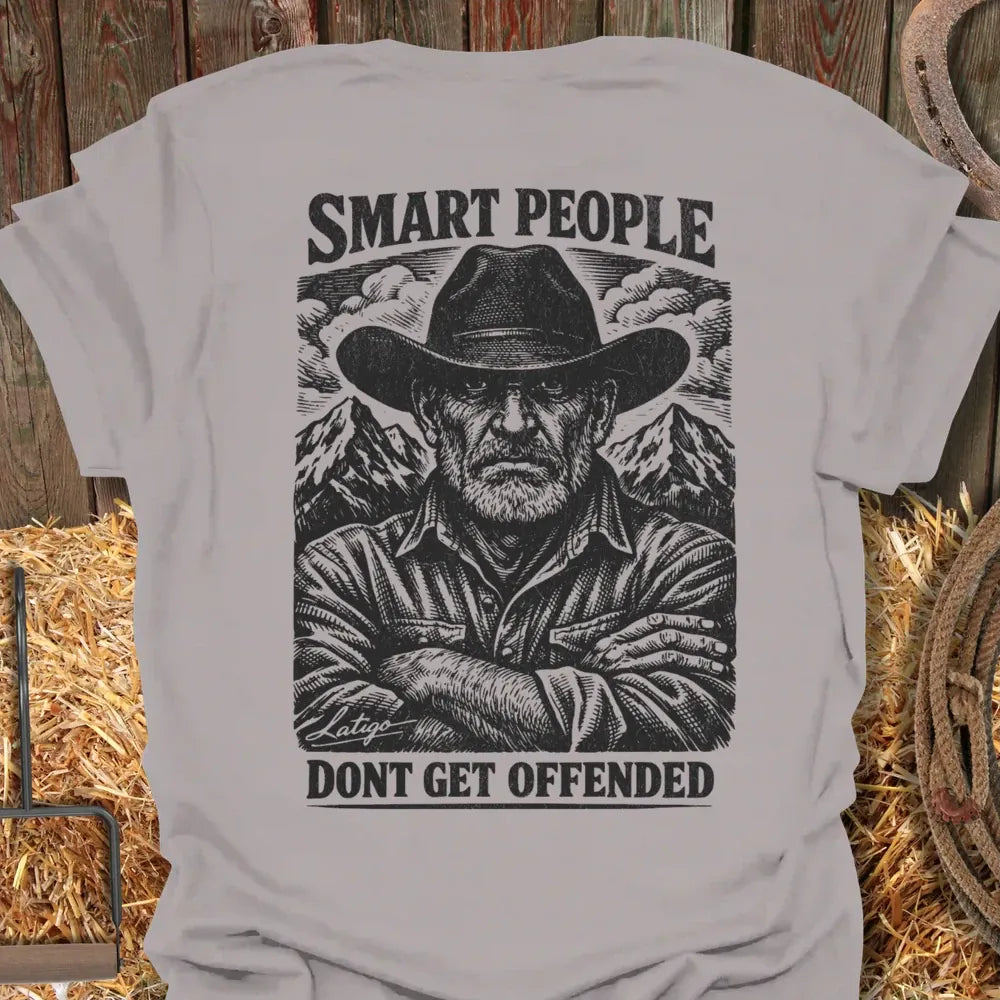 Printify T-Shirt Ice Grey / S Smart People Tee