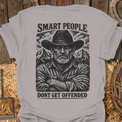 Printify T-Shirt Ice Grey / S Smart People Tee