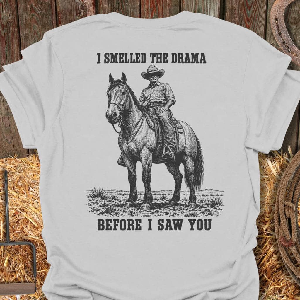 Printify T-Shirt Ice Grey / S Smelled The Drama Tee