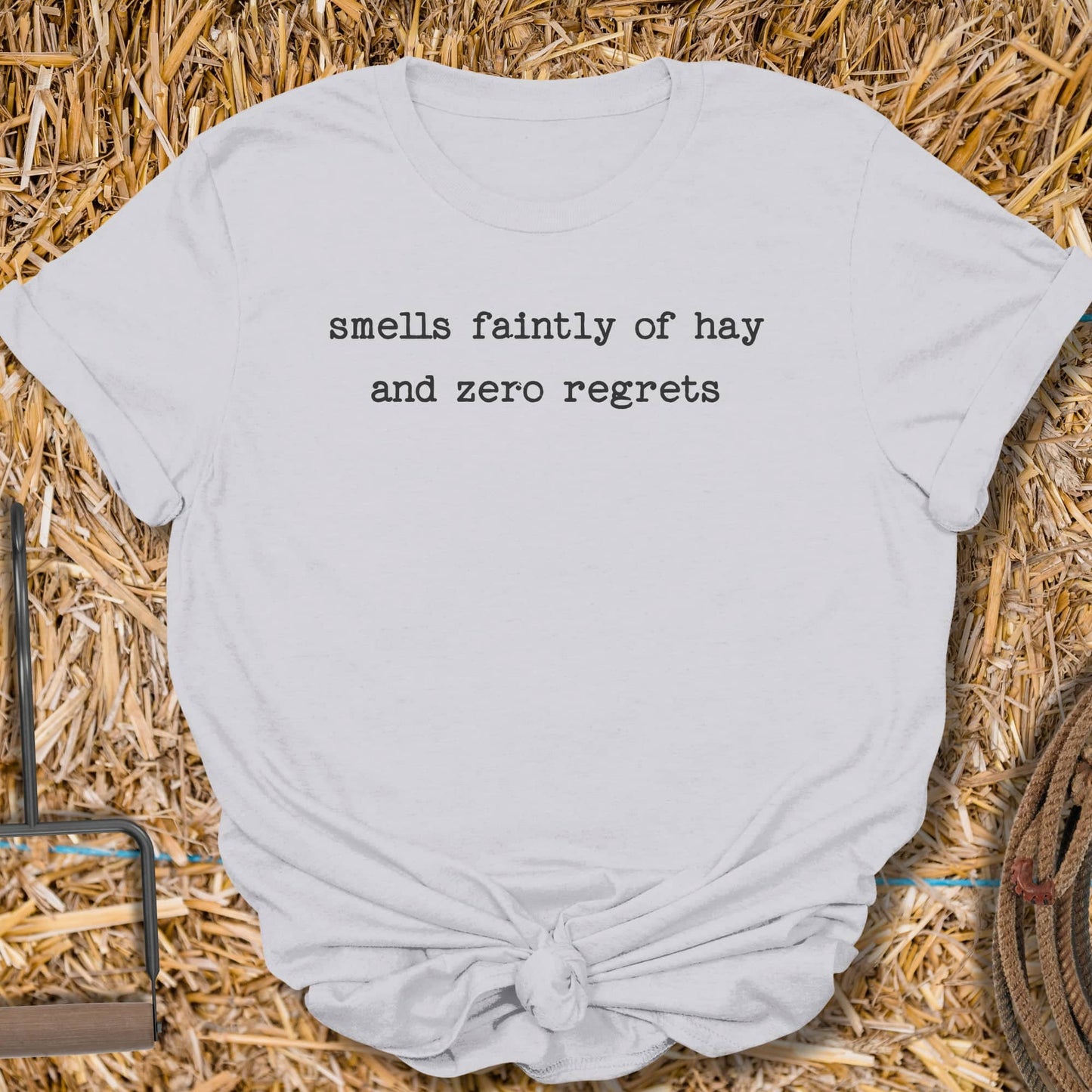 Printify T-Shirt Ice Grey / S Smells Tee