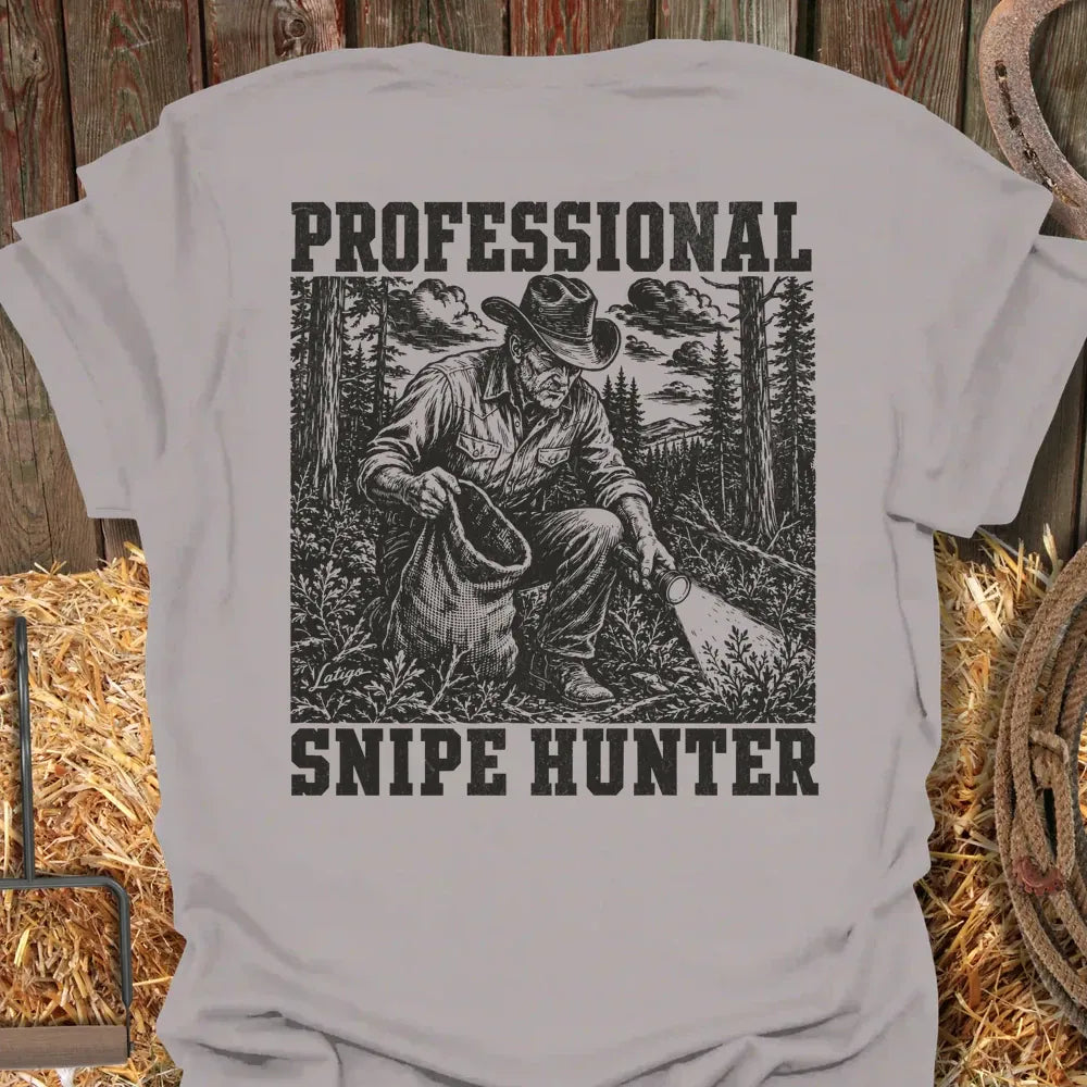 Printify T-Shirt Ice Grey / S Snipe Hunter Tee