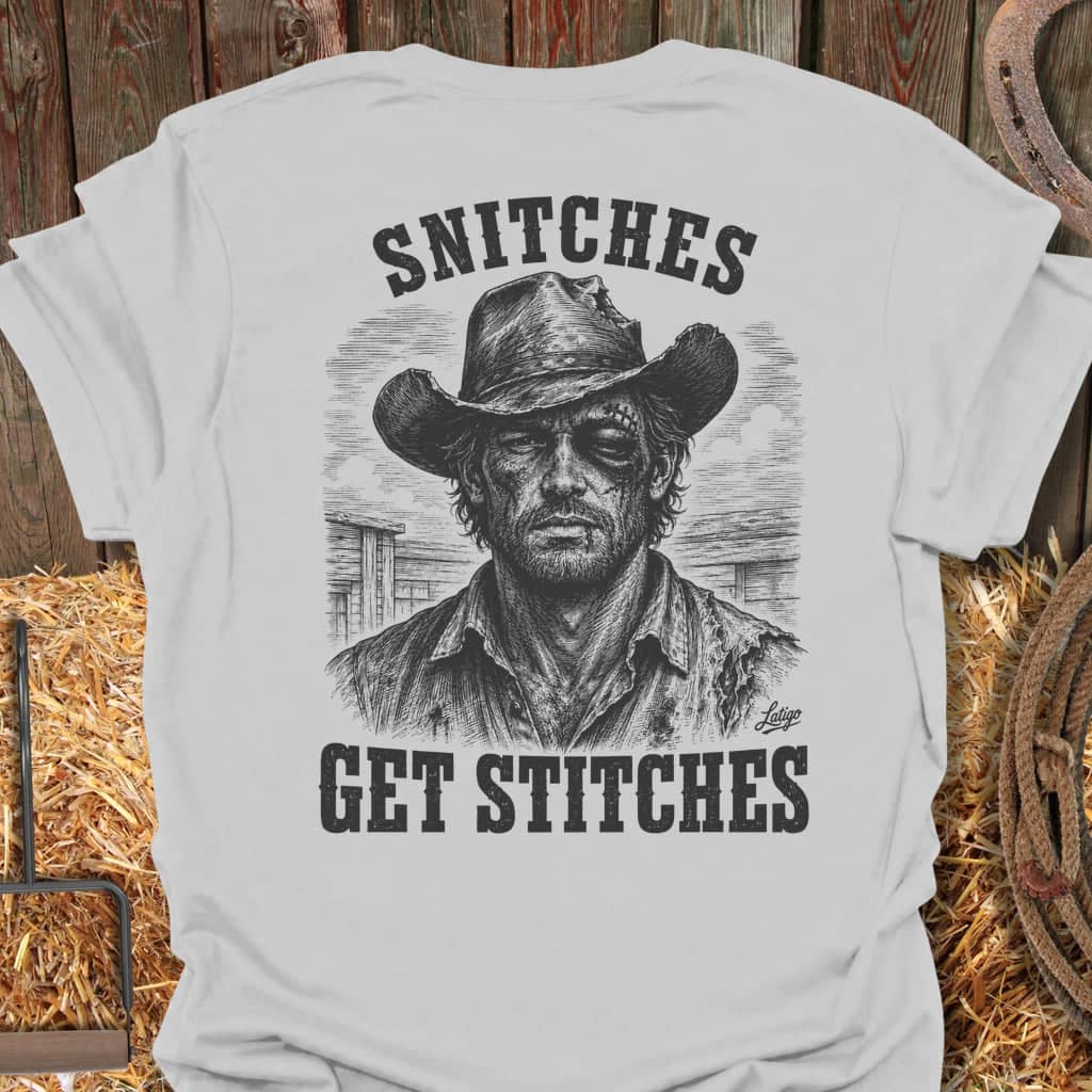 Printify T-Shirt Ice Grey / S Snitches Tee
