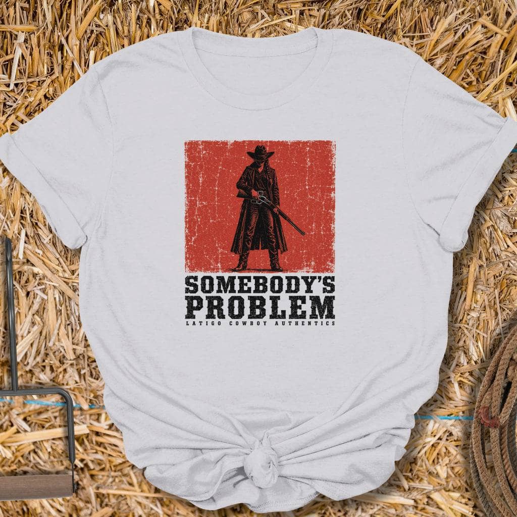 Printify T-Shirt Ice Grey / S Somebody's Problem Tee