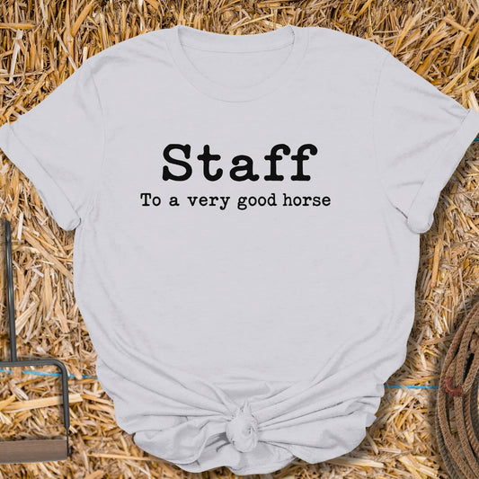 Printify T-Shirt Ice Grey / S Staff Tee