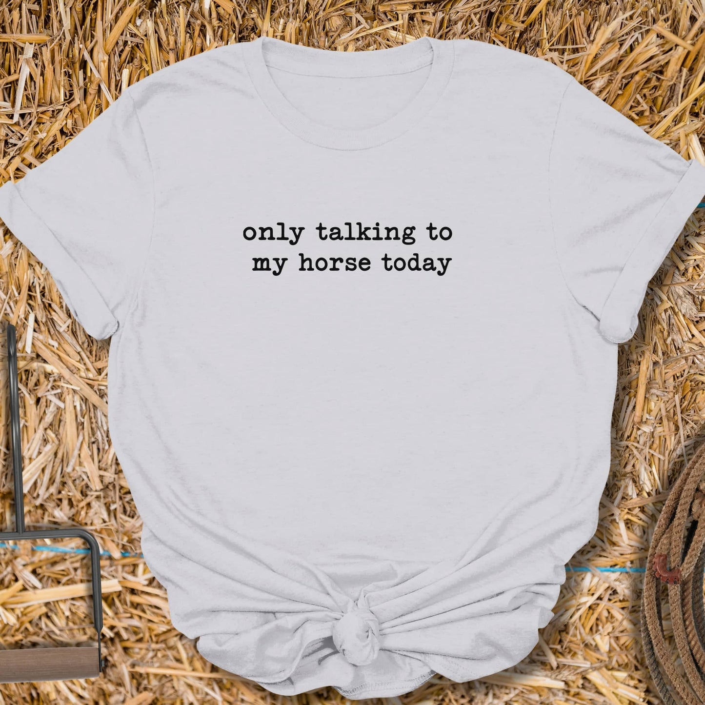 Printify T-Shirt Ice Grey / S Talking Tee