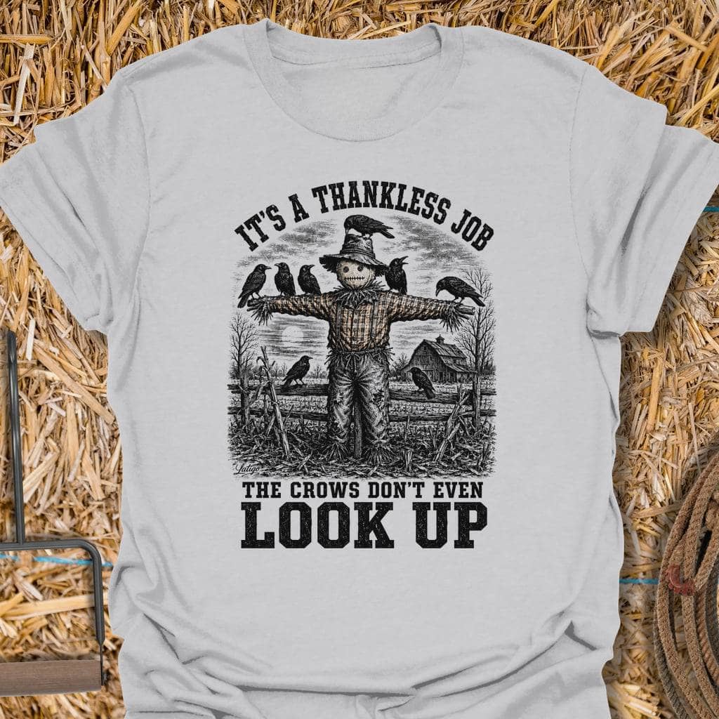 Printify T-Shirt Ice Grey / S Thankless Job Tee