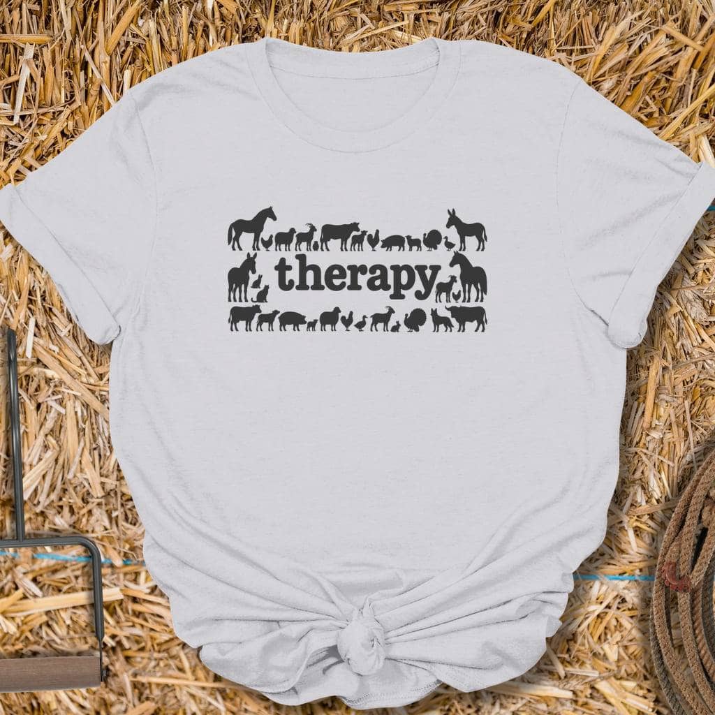 Printify T-Shirt Ice Grey / S Therapy Tee