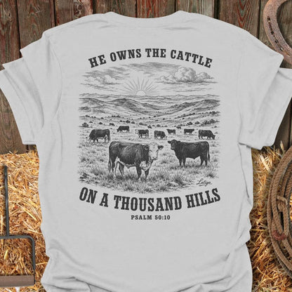 Printify T-Shirt Ice Grey / S Thousand Hills Tee