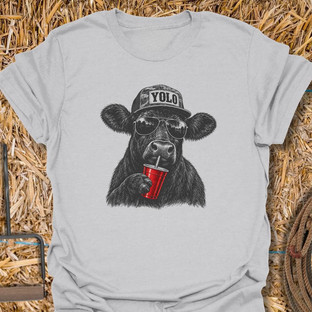 Printify T-Shirt Ice Grey / S Yolo Tee