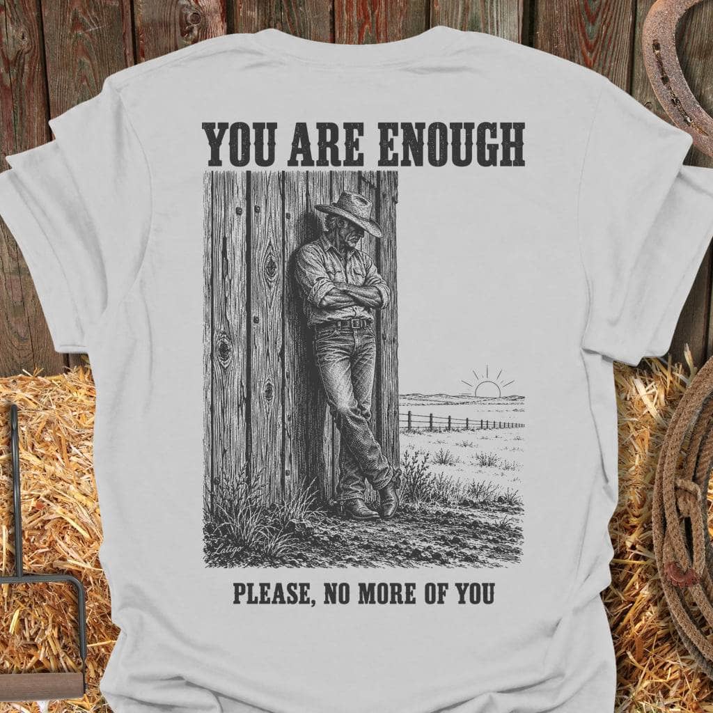 Printify T-Shirt Ice Grey / S You Are Enough Tee