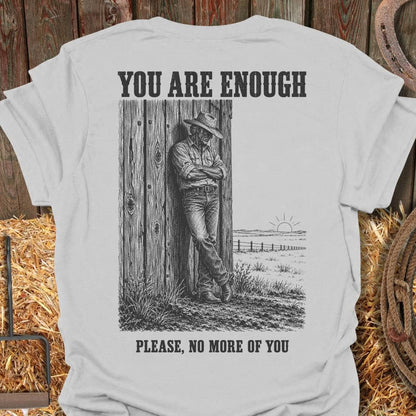 Printify T-Shirt Ice Grey / S You Are Enough Tee