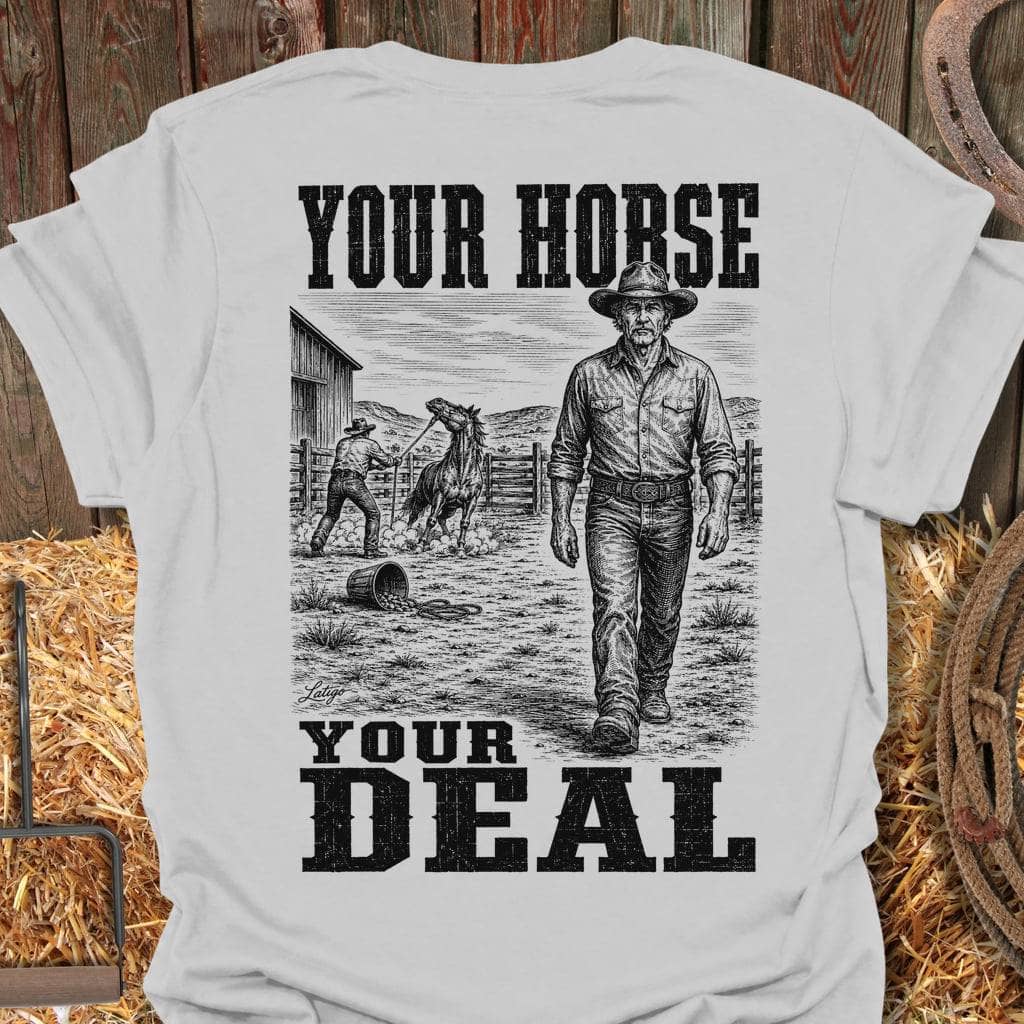 Printify T-Shirt Ice Grey / S Your Deal Tee