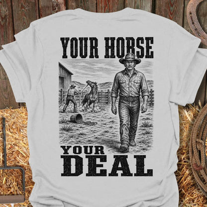 Printify T-Shirt Ice Grey / S Your Deal Tee