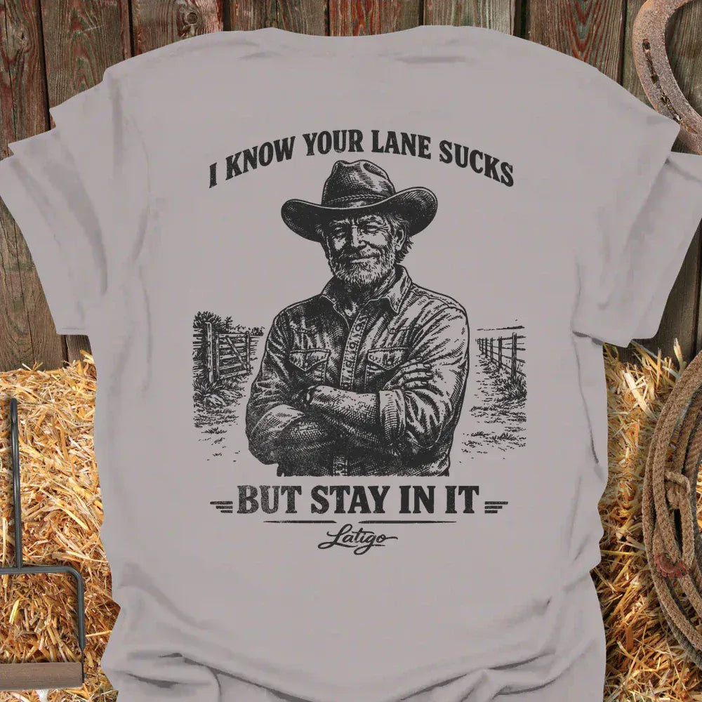 Printify T-Shirt Ice Grey / S Your Lane Tee
