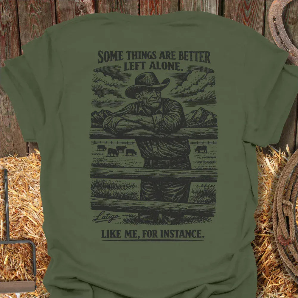 Printify T-Shirt Left Alone Tee
