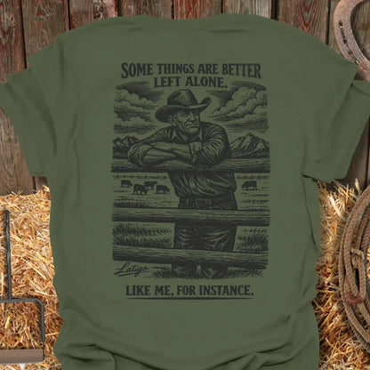 Printify T-Shirt Left Alone Tee