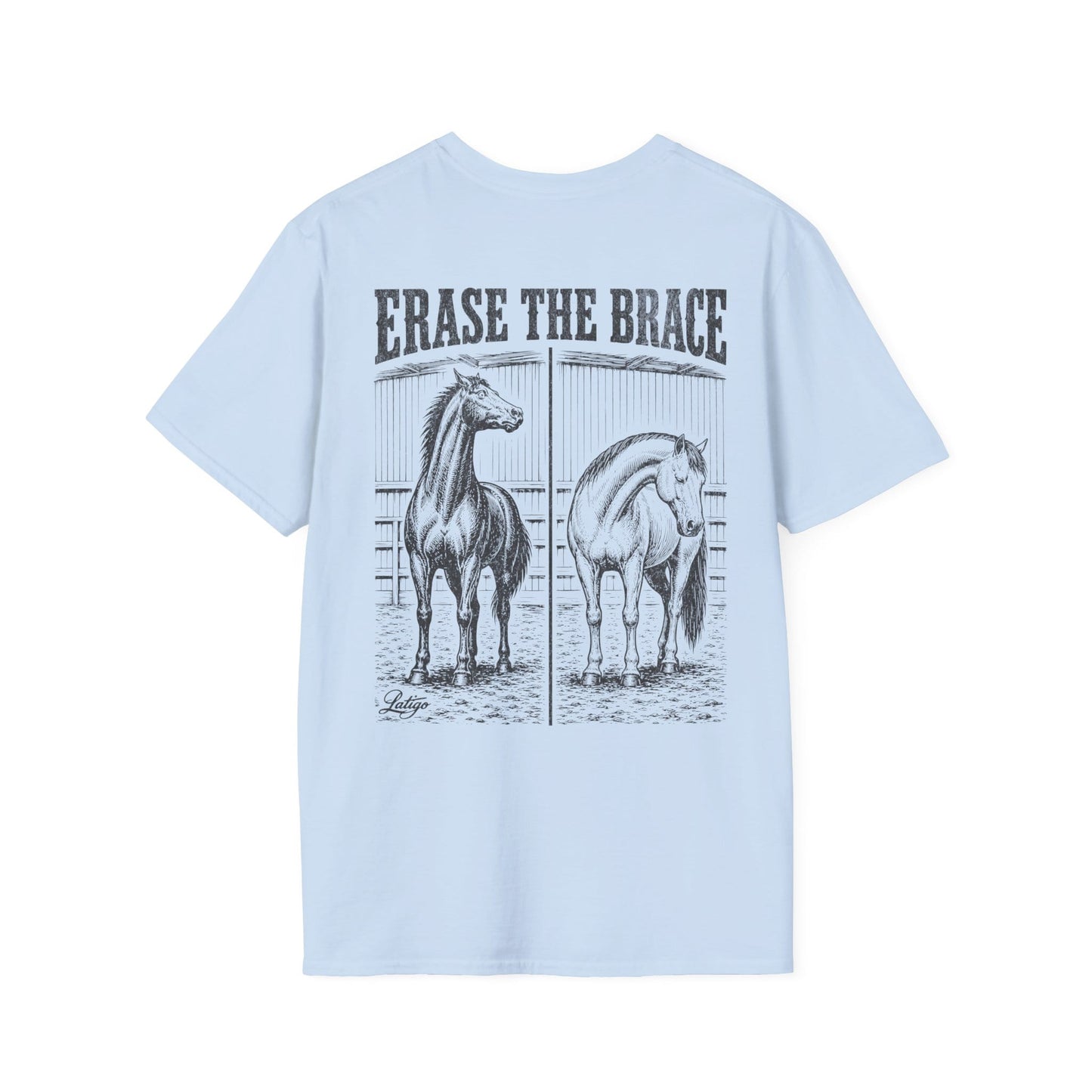 Printify T-Shirt Light Blue / S Erase Tee
