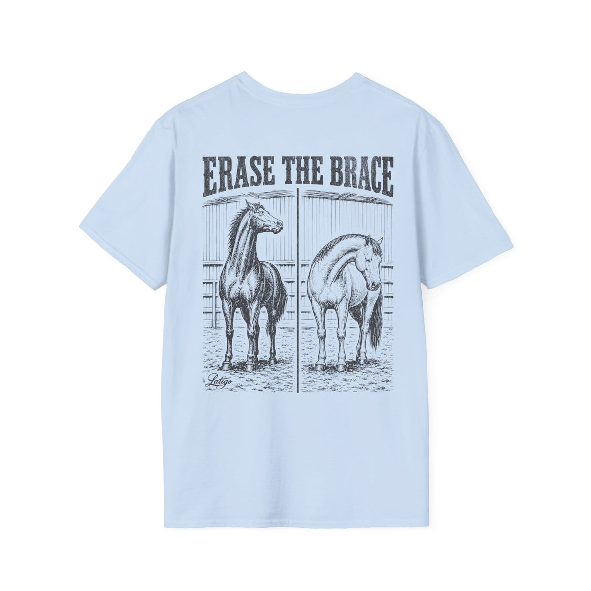 Printify T-Shirt Light Blue / S Erase Tee