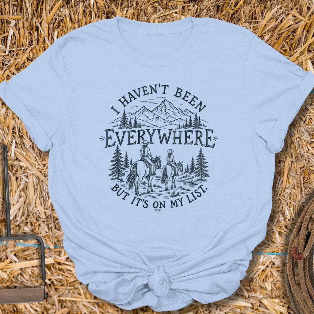 Printify T-Shirt Light Blue / S Everywhere Tee