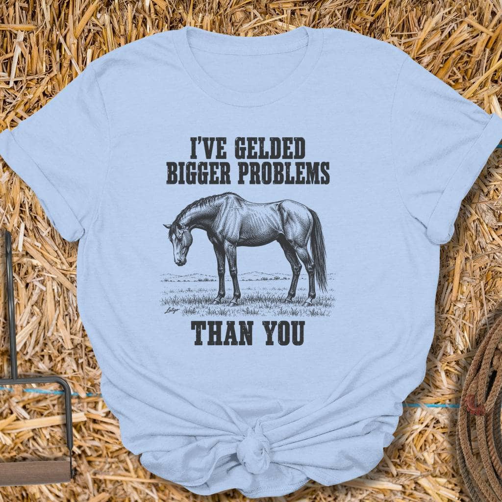 Printify T-Shirt Light Blue / S Gelded Tee