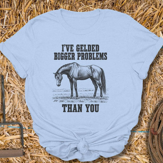 Printify T-Shirt Light Blue / S Gelded Tee
