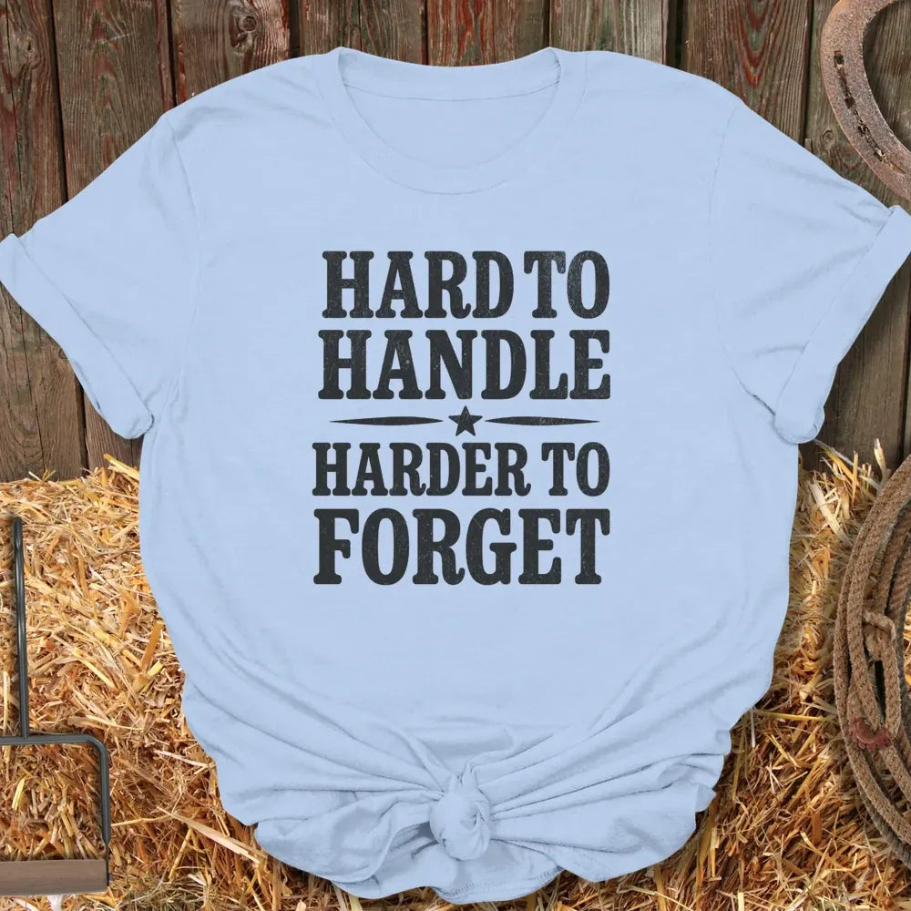Printify T-Shirt Light Blue / S Handle Tee