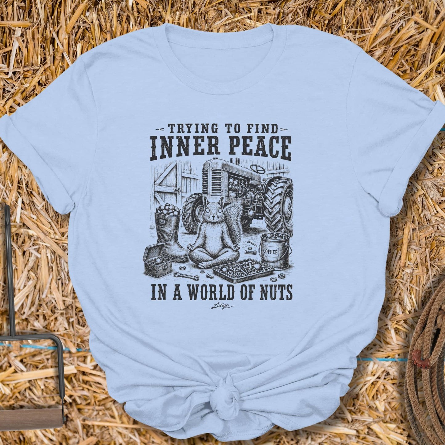 Printify T-Shirt Light Blue / S Innerpeace Tee