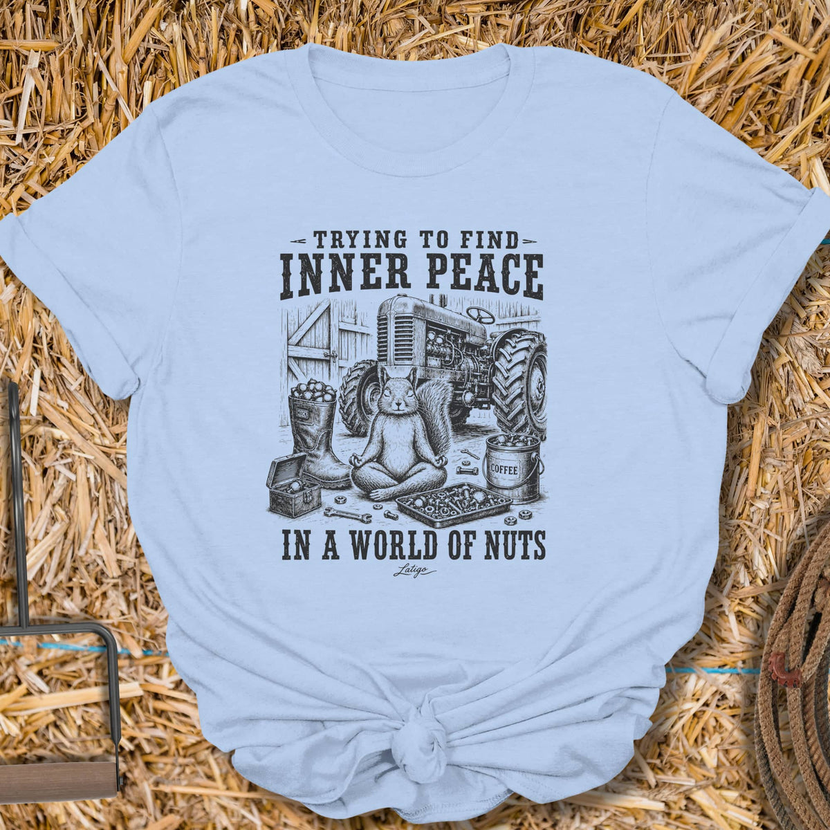 Printify T-Shirt Light Blue / S Innerpeace Tee