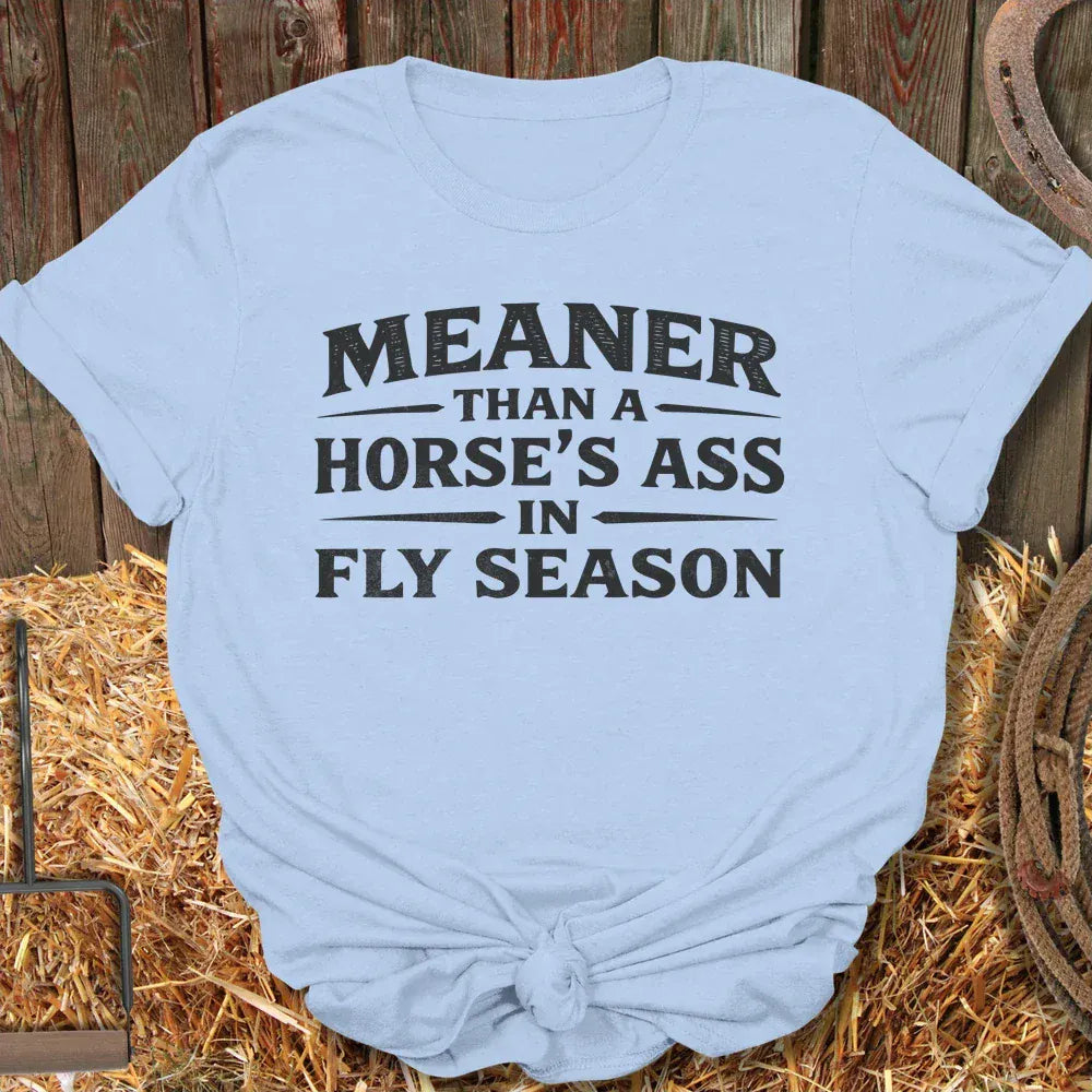 Printify T-Shirt Light Blue / S Meaner Than Tee