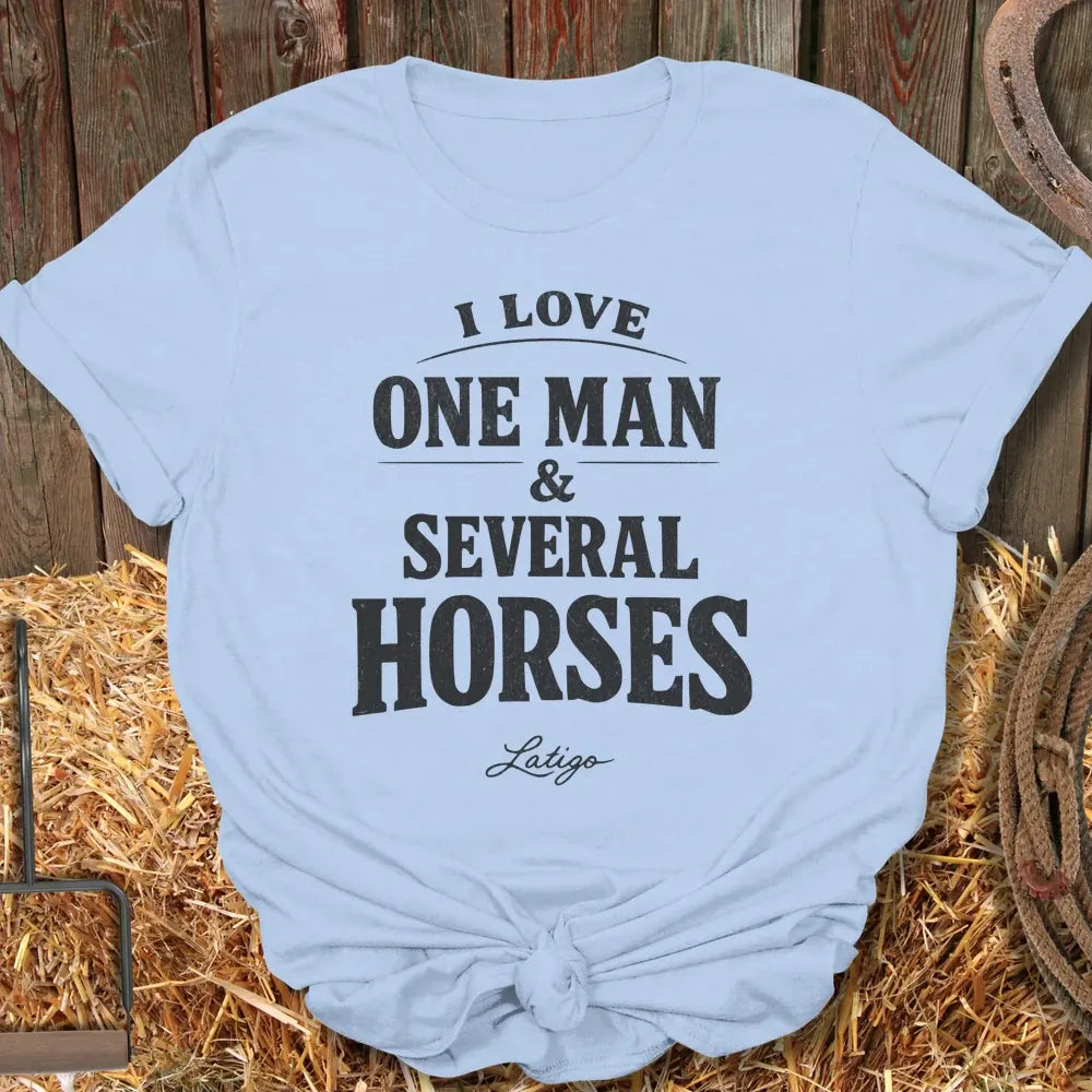 Printify T-Shirt Light Blue / S One Man Tee