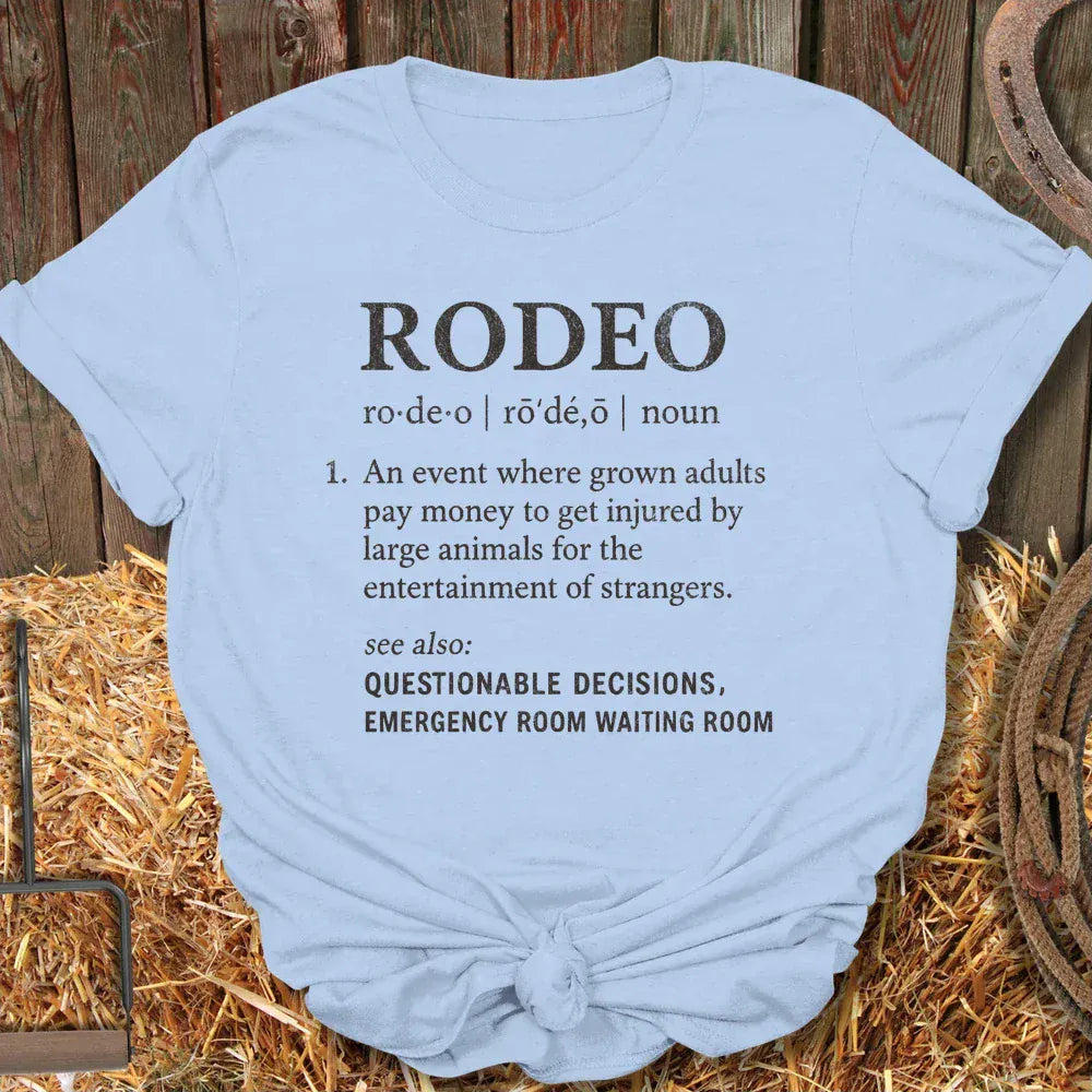 Printify T-Shirt Light Blue / S Rodeo Def Tee