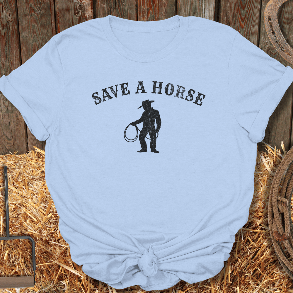 Printify T-Shirt Light Blue / S Save Tee