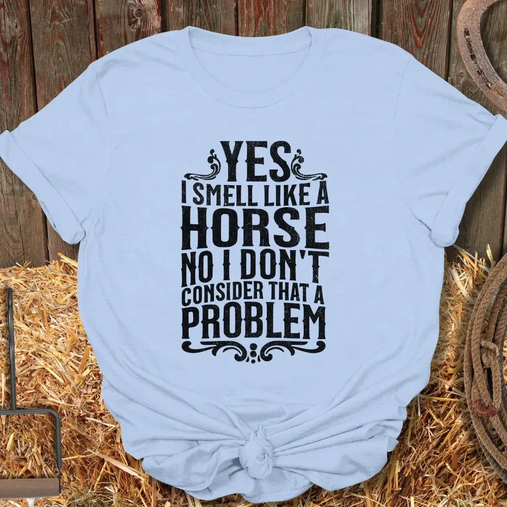 Printify T-Shirt Light Blue / S Smelly Tee