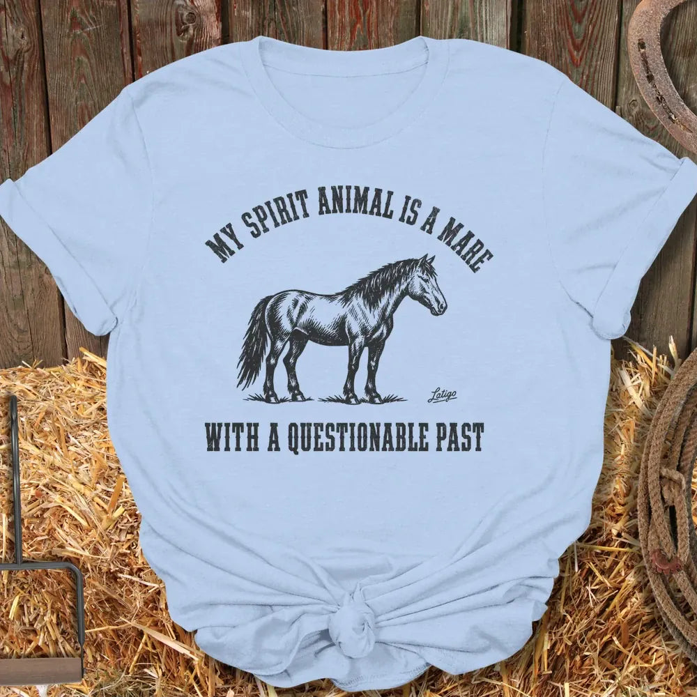 Printify T-Shirt Light Blue / S Spirit Animal Mare Tee