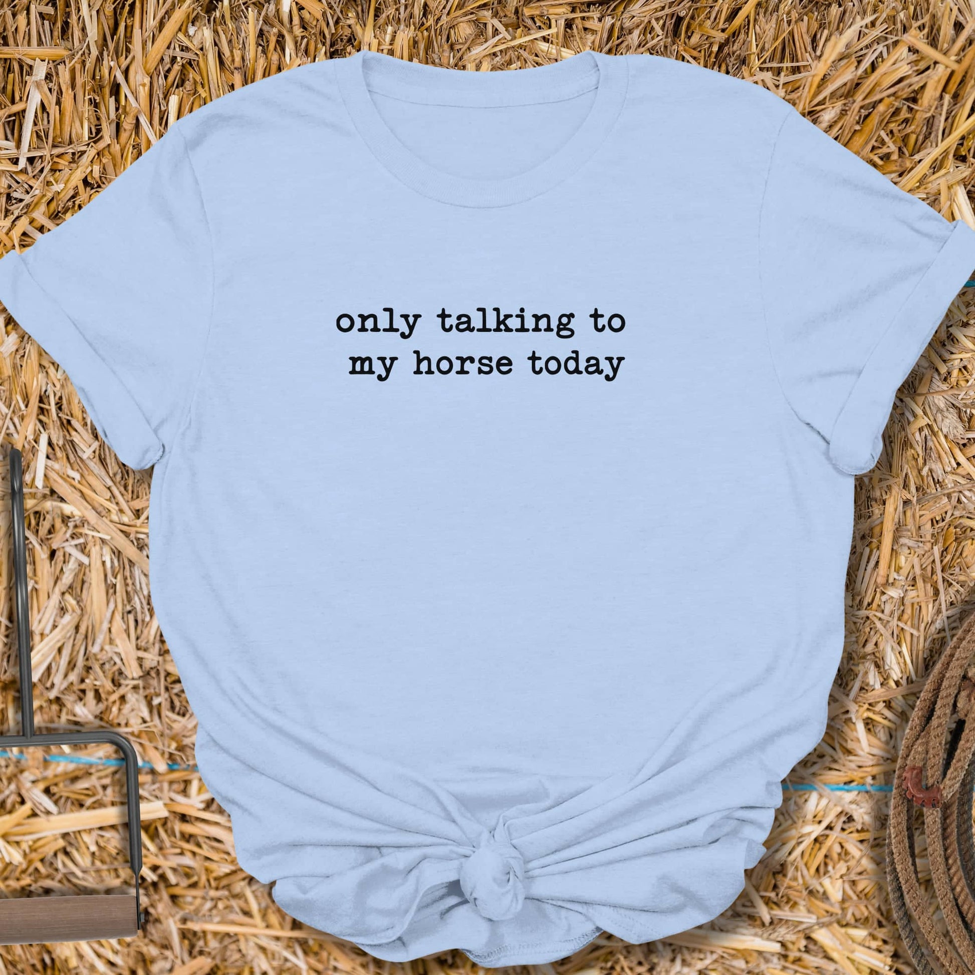 Printify T-Shirt Light Blue / S Talking Tee