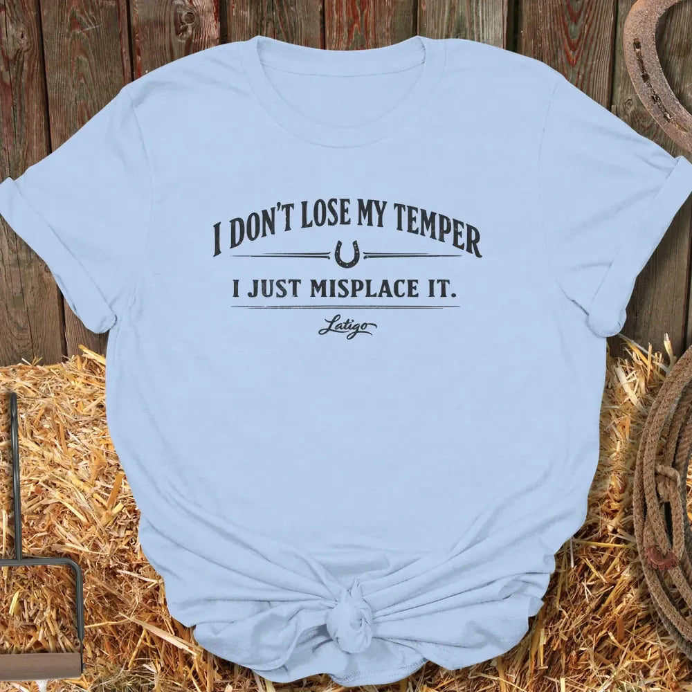 Printify T-Shirt Light Blue / S Temper Tee