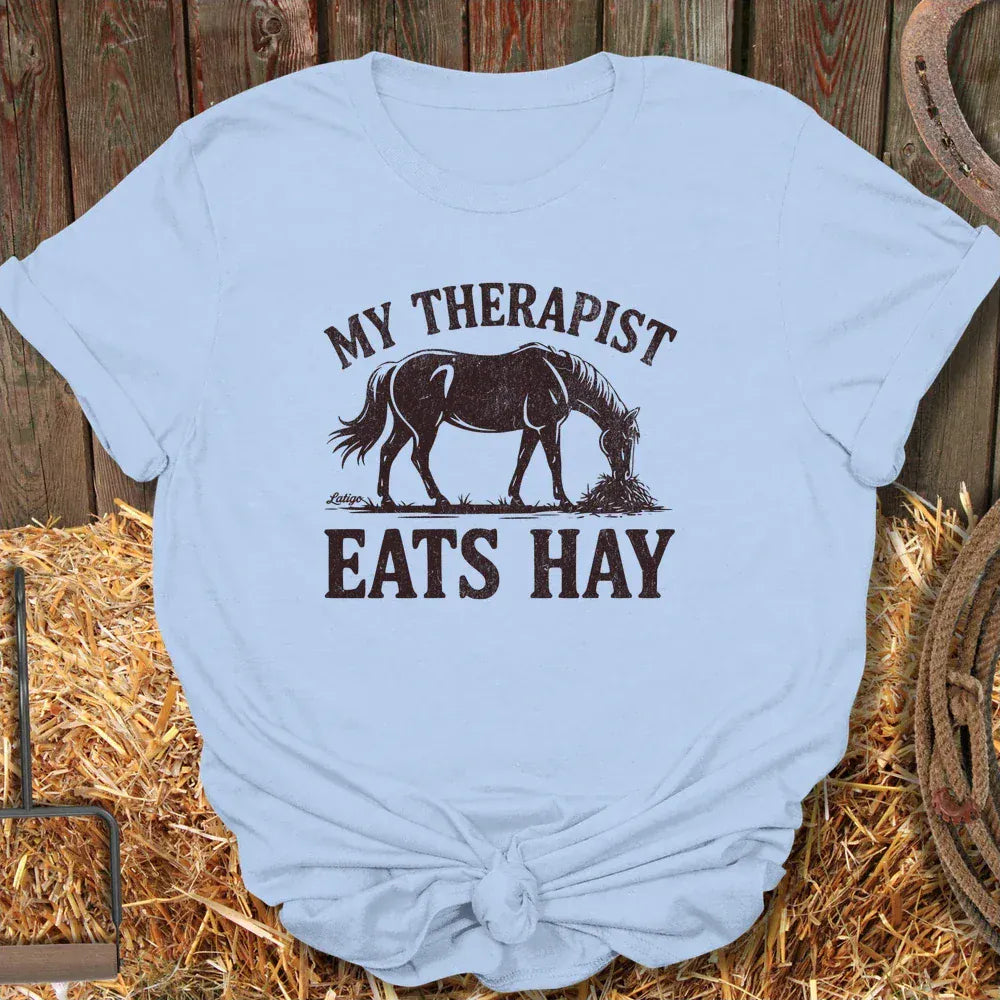 Printify T-Shirt Light Blue / S Therapist Tee