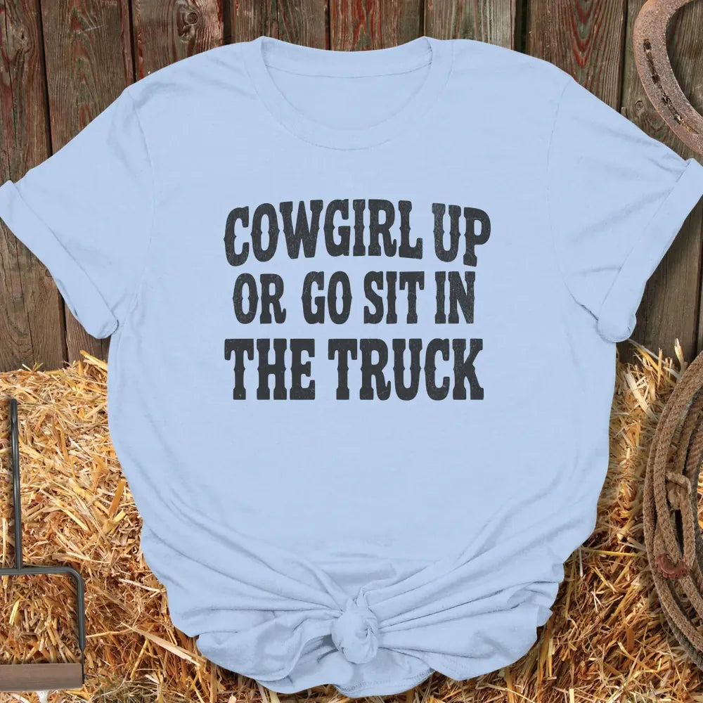 Printify T-Shirt Light Blue / S Truck Tee