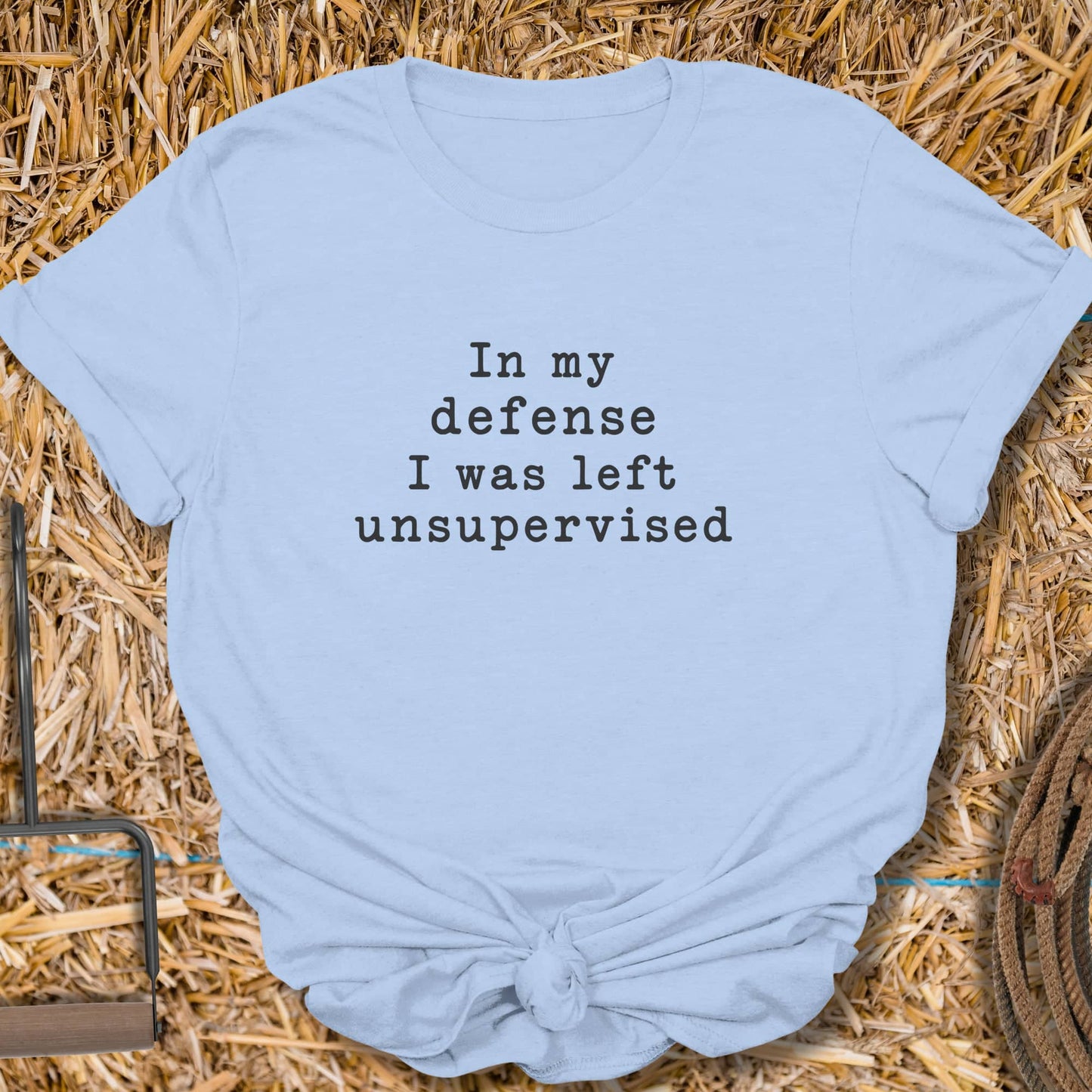 Printify T-Shirt Light Blue / S Unsupervised Tee