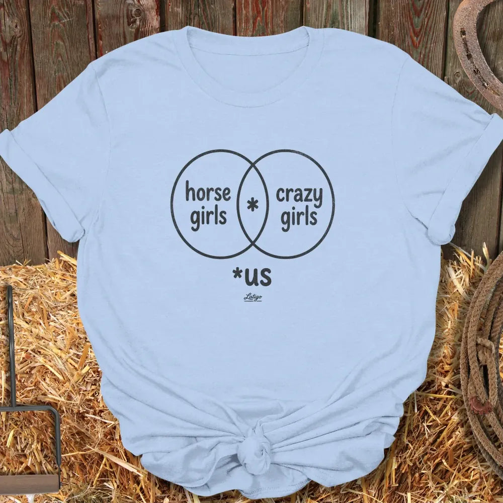 Printify T-Shirt Light Blue / S Venn Diagram Tee