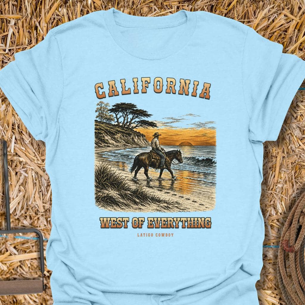 Printify T-Shirt Light Blue / S West Of Everything Tee