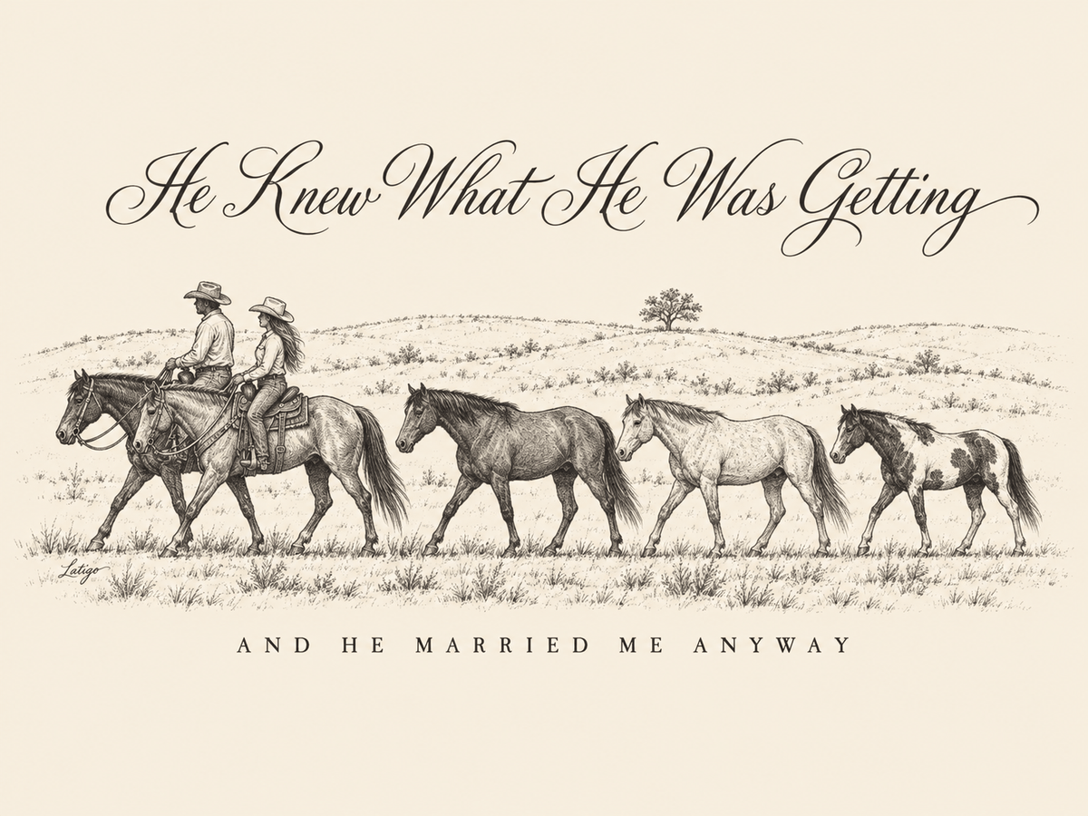 Printify T-Shirt Married Me Anyway Tee