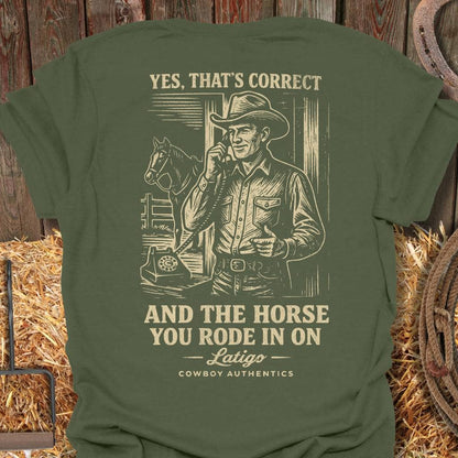 Printify T-Shirt Military Green / 4XL Correct Dark Big Country Tee