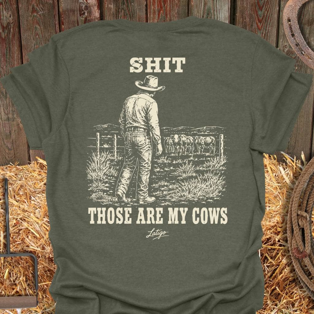 Printify T-Shirt Military Green / 4XL My Cows Big Country Tee